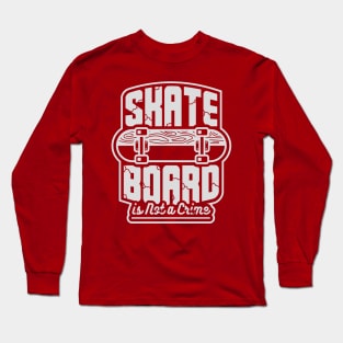 Skate Board Tony Hawk Long Sleeve T-Shirt